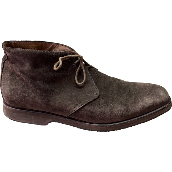 Ermenegildo Zegna Brown Suede Chukka Boots Mens US 10 EE - Picture 2 of 9